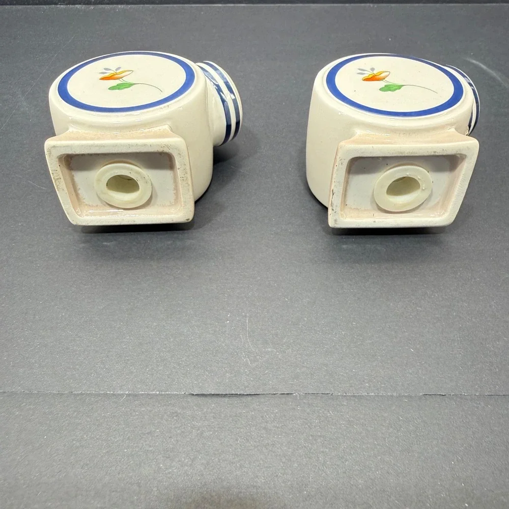 Howard Kaplan French Country Store Clementine Salt and Pepper Shaker Set Ceramic